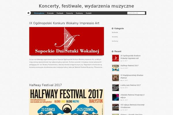 HyperSpace theme site design template sample