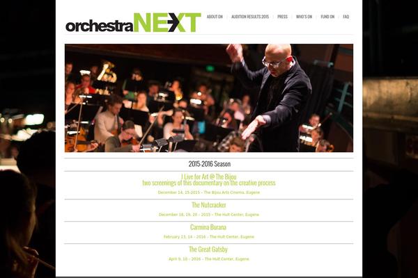 Bigbang theme site design template sample