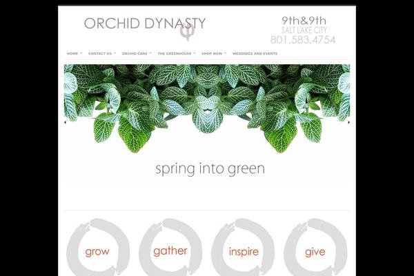 Organic_portfolio_white theme site design template sample