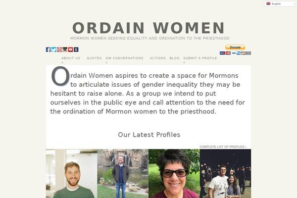 ordainwomen.org site used Flexible Child