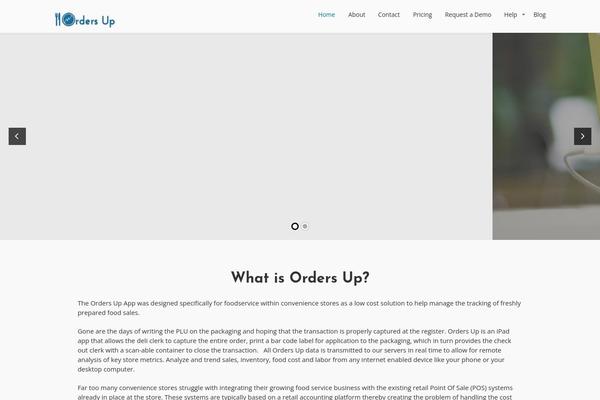 ordersup.com site used Lato
