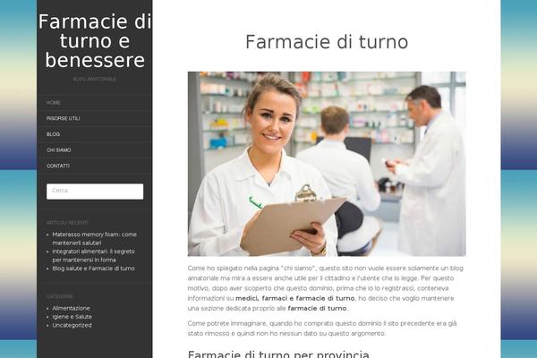 Flat theme site design template sample
