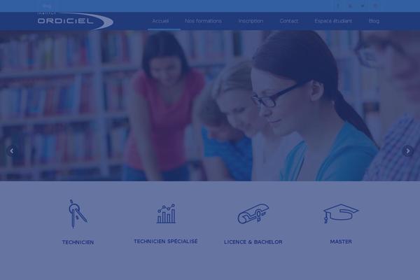 Site using Amazing Hover Effects plugin