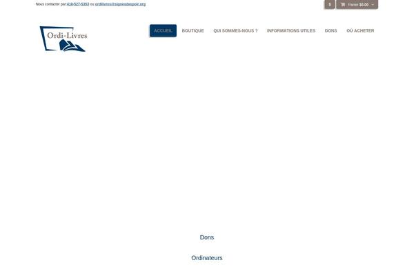 Bookshelf theme site design template sample