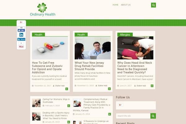 Repose theme site design template sample