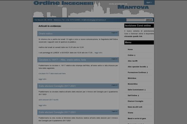 WordPress website example screenshot