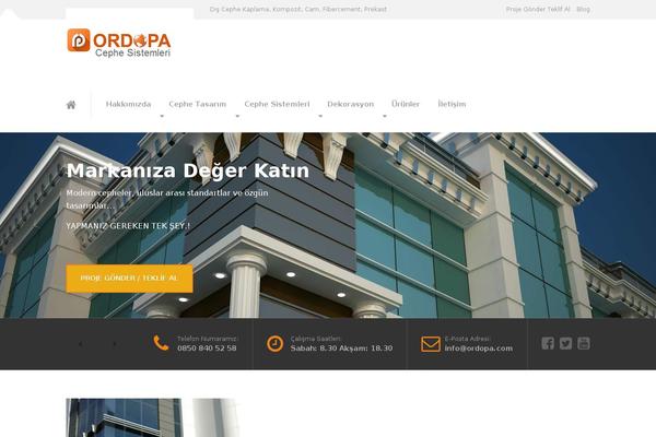 Monolit theme site design template sample