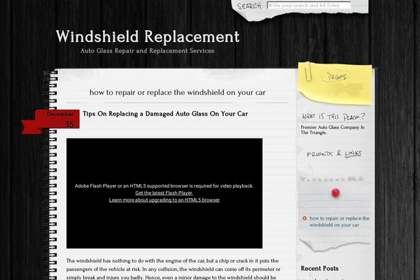 Anarcho Notepad theme site design template sample