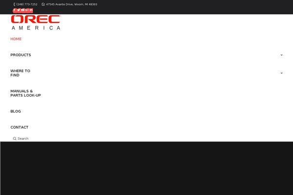 Automotive Child theme site design template sample