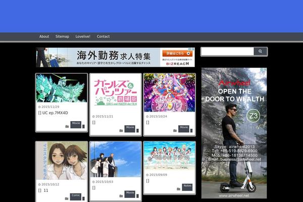 Wp_material theme site design template sample