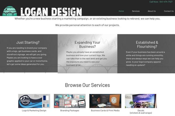 Kudos theme site design template sample