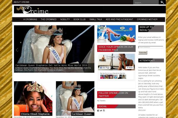 oreime.com site used Oreime