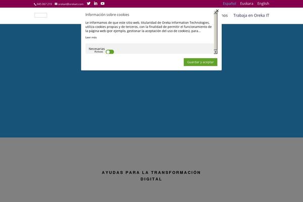 orekait.com site used Divi-4.10
