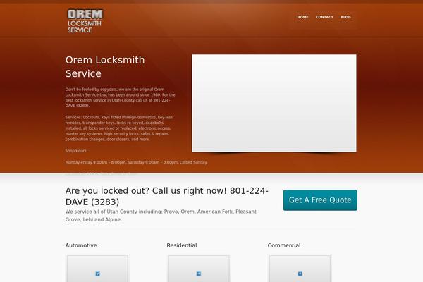 Prospect theme site design template sample