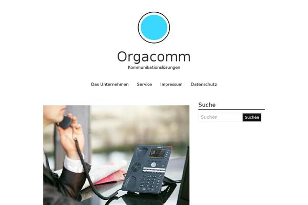 Business One Page theme site design template sample