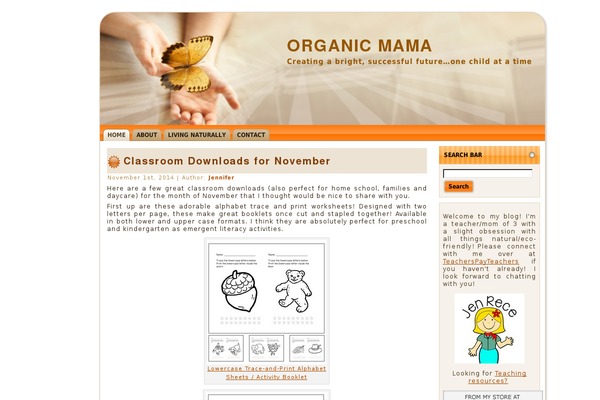 Default theme site design template sample