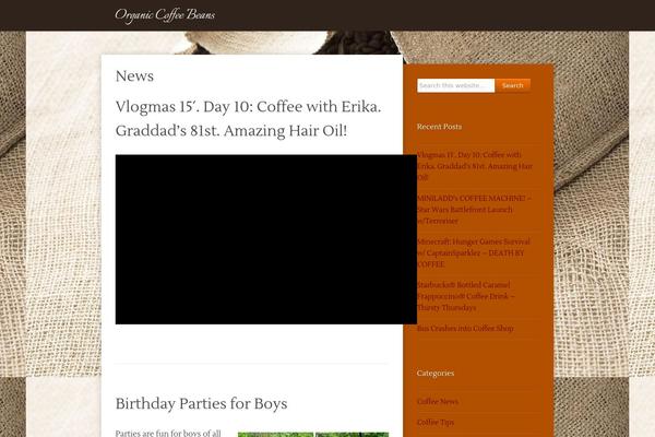 Espressionista theme site design template sample