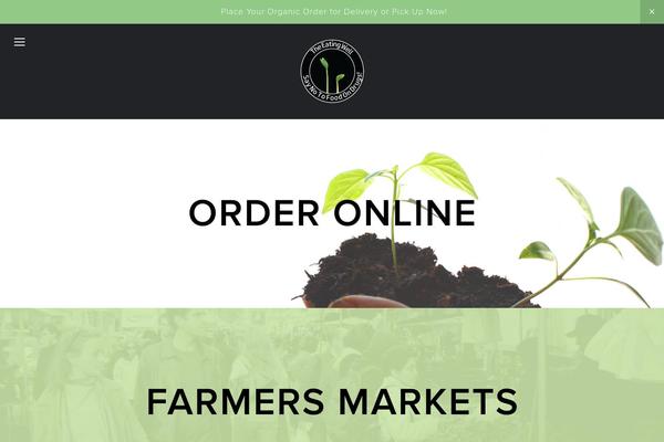 Customizr theme site design template sample
