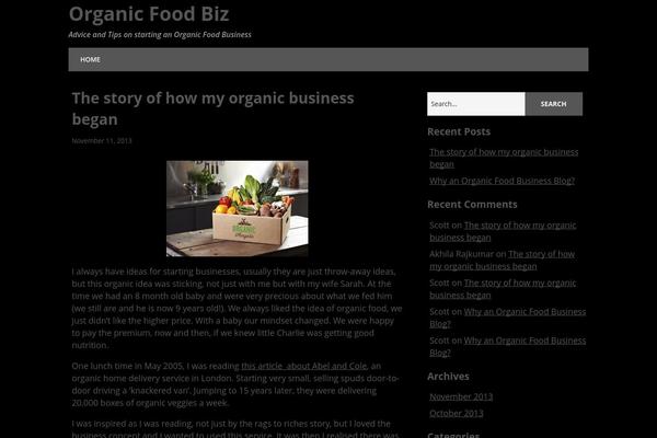 Minimize theme site design template sample