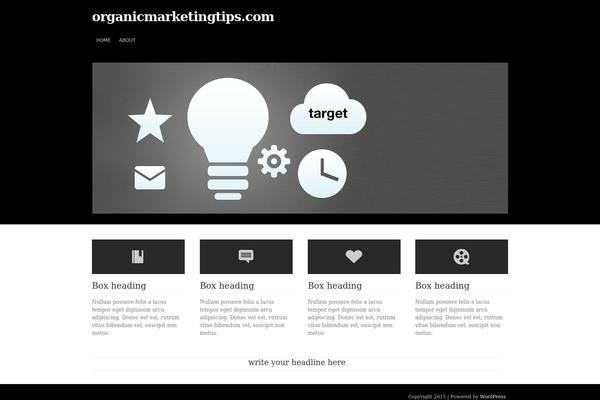 Target theme site design template sample
