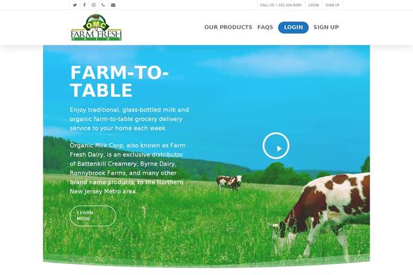 Salient Child theme site design template sample