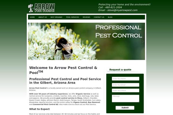 Organic theme site design template sample
