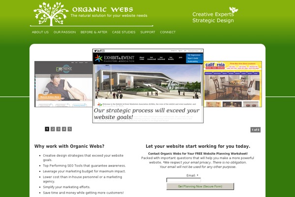 Site using Listic-slider plugin
