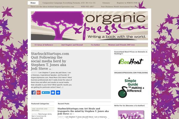 Mimbo theme site design template sample