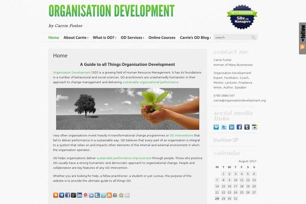 organisationdevelopment.org site used Fast Blog