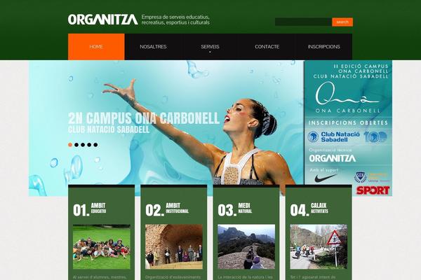 organitza.net site used Theme1976