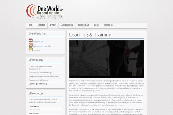 Balance theme site design template sample