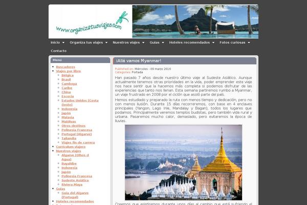 Northern-Clouds theme site design template sample