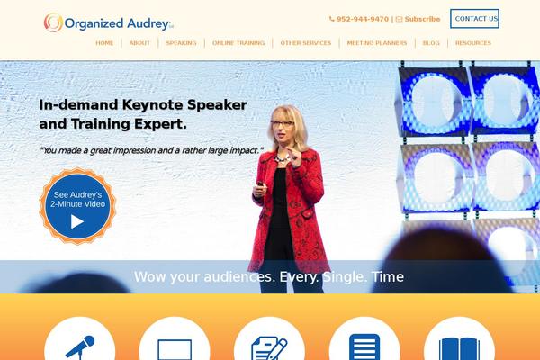 organizedaudrey.com site used Organizedaudrey