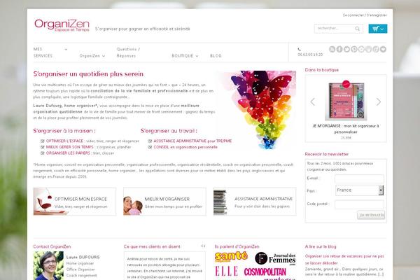 Generatepress-child theme site design template sample