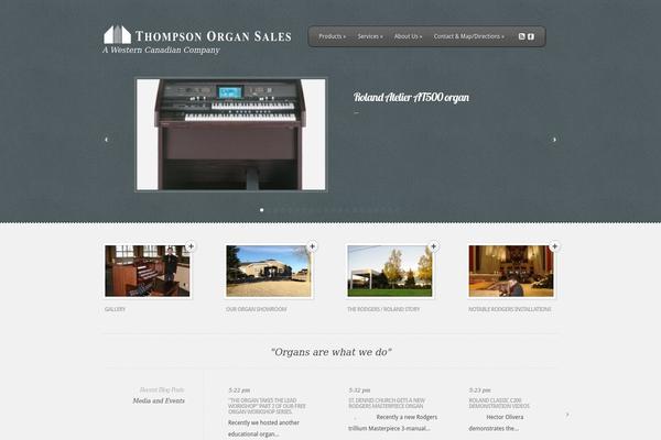 Feather theme site design template sample