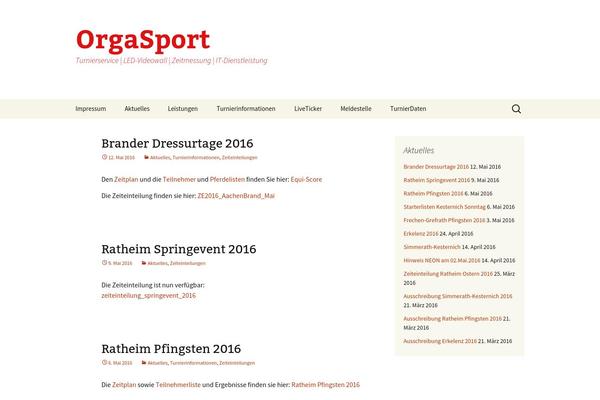 Twenty Thirteen theme site design template sample