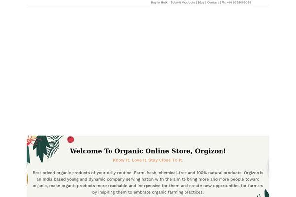 Safira theme site design template sample