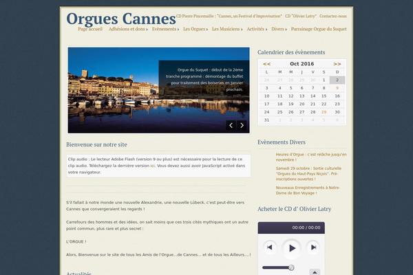 Ecclesia theme site design template sample
