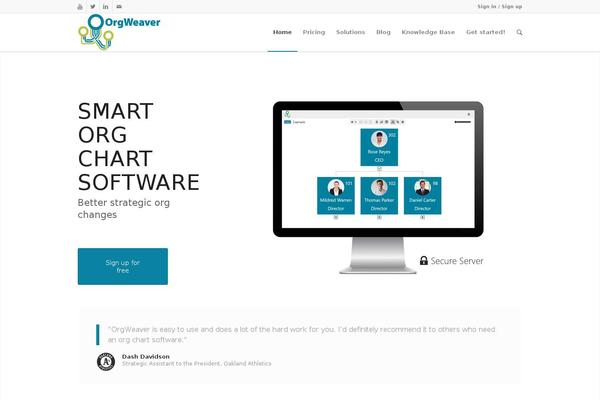 Enfold theme site design template sample