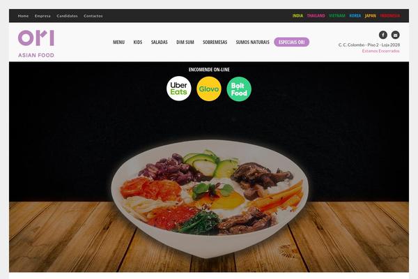 Oshine theme site design template sample