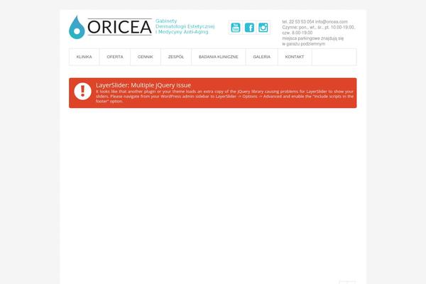 MediCure theme site design template sample