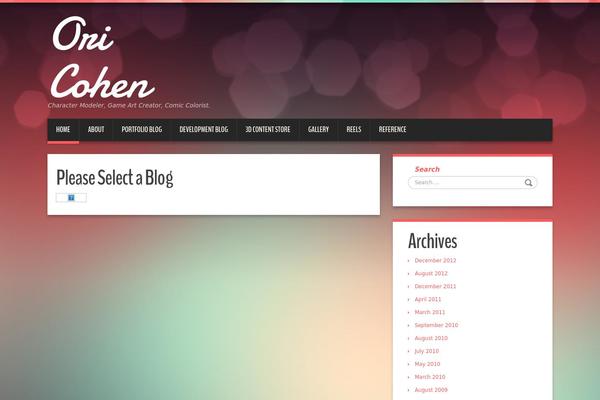 oricohen.com site used Duena