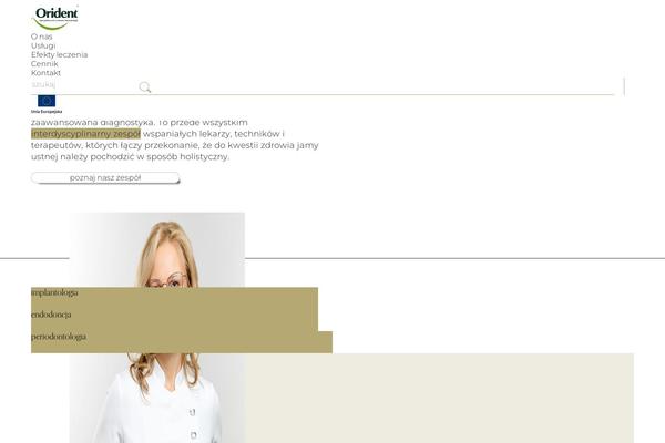 orident.pl site used Mytheme