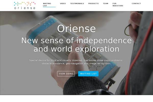 Integral theme site design template sample