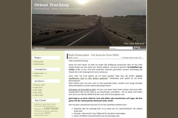 WordPress website example screenshot