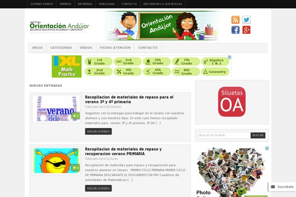 Social Media Icons Widget website example screenshot