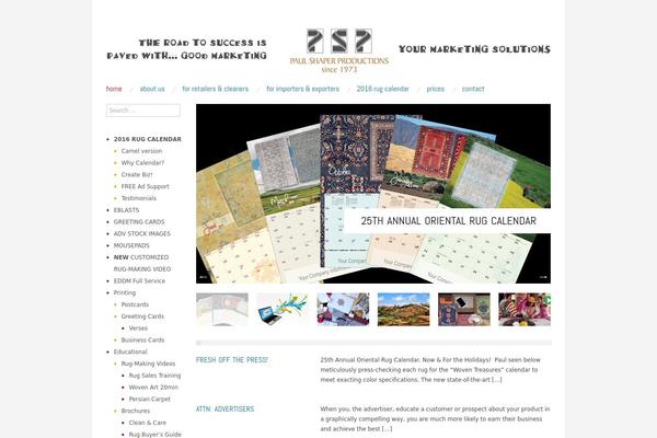 Oxygen theme site design template sample