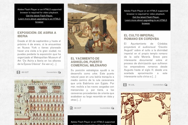 Gridly theme site design template sample