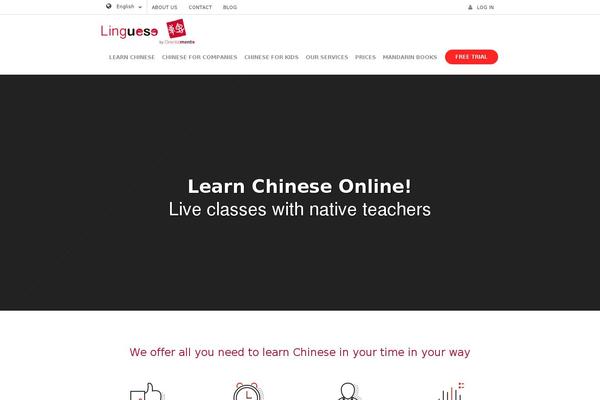 orientalmente.com site used Linguese-theme