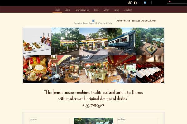 Therestaurantclassic theme site design template sample